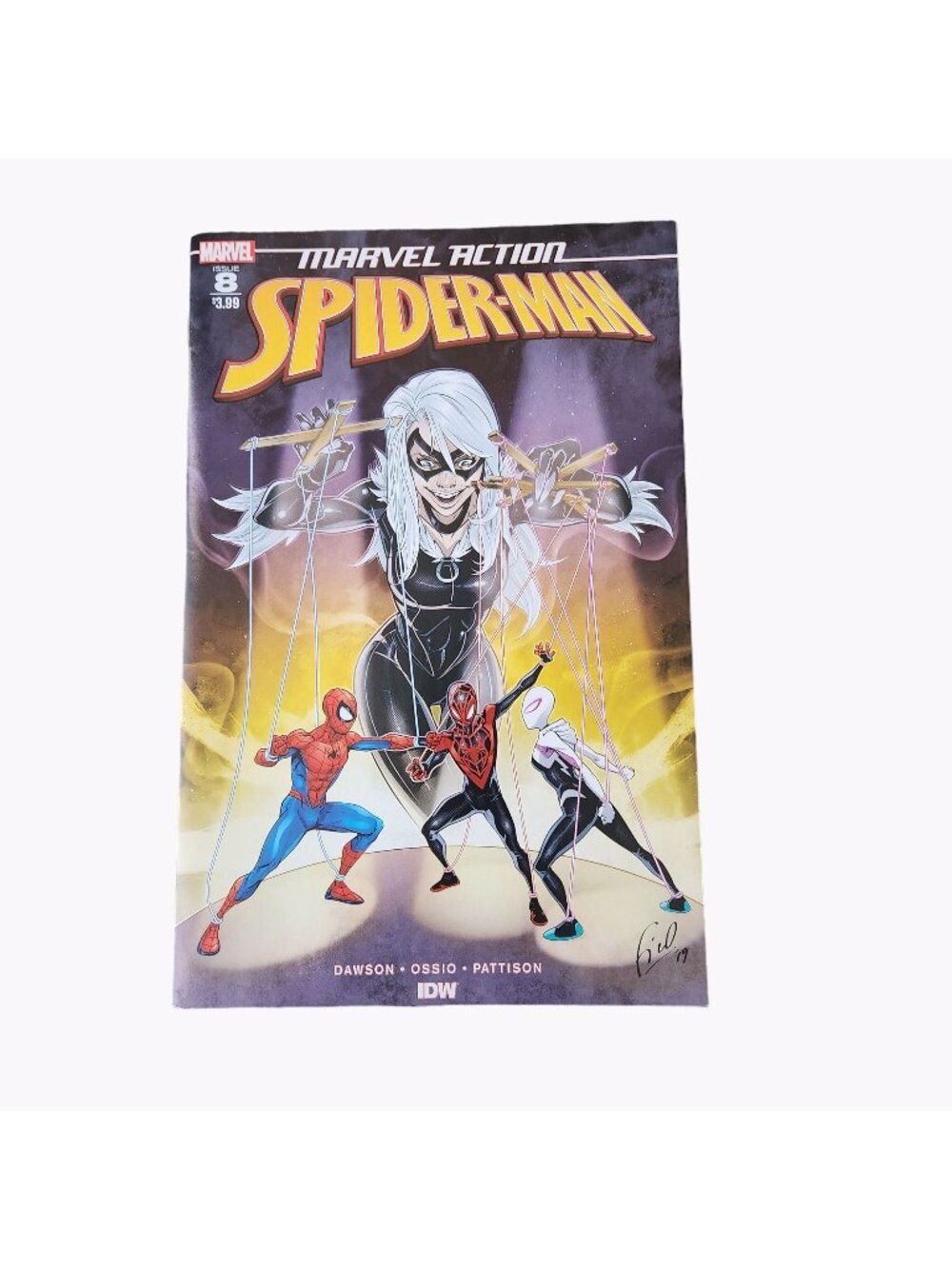 Marvel Action Spider-Man #8 2019 Comic Book Collector Bagged Boarded